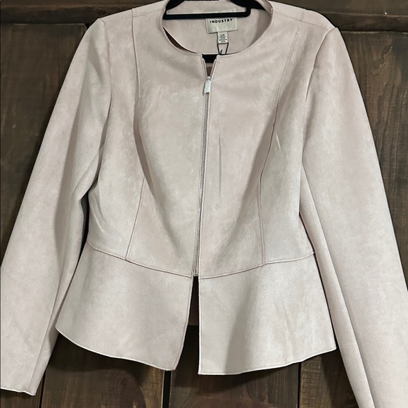 INDUSTRY Jackets & Blazers - Women's Light Pink Leather Jacket